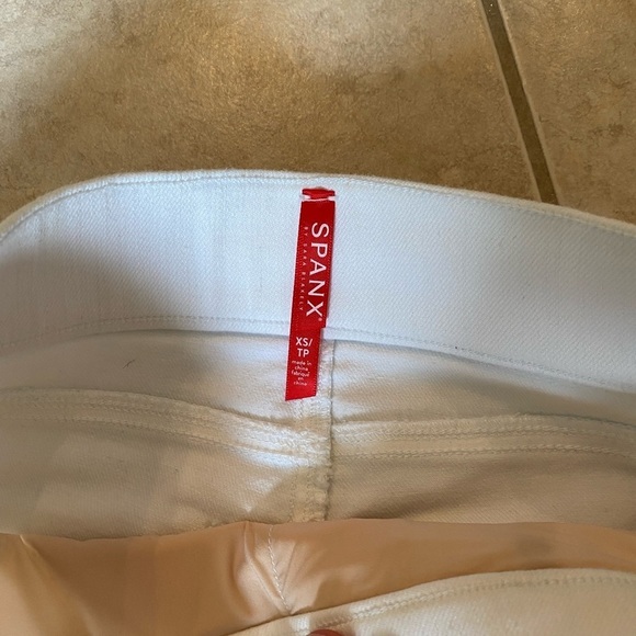 Spanx White Denim Skinny Jeans - Picture 9 of 9